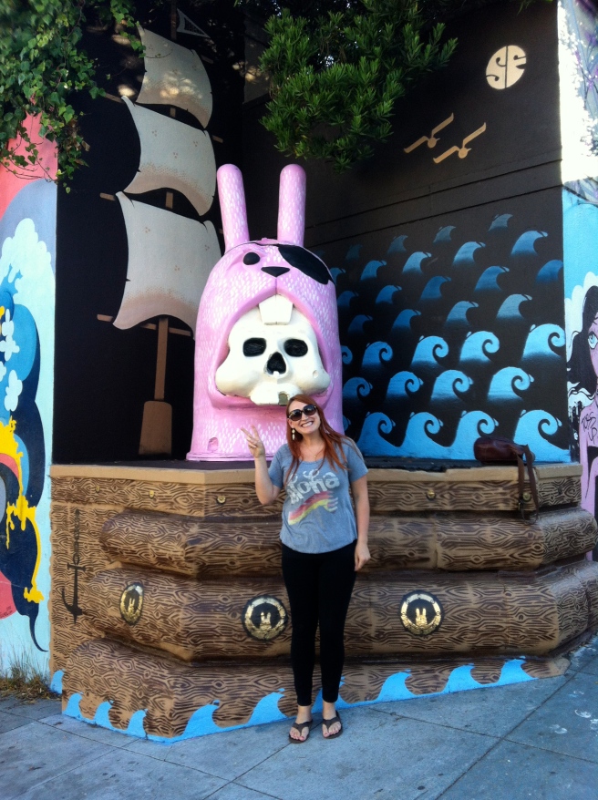 Playing tourist with the lower Haight bunny